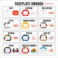 FACEPLATE DW6600  CUSTOM PRINTED