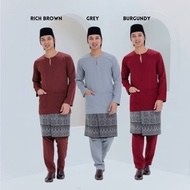 [Aryan] Baju Melayu Teluk Belanga Sedondon Dewasa Dan Kanak-Kanak