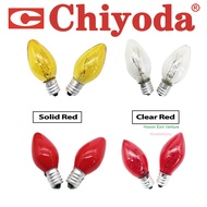Chiyoda Chili Candle Filament Incandescent Bulb E12 7Watt Light Bulb 神台灯泡 [ 1Pc ]