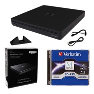 Pioneer BDR-XS07UHD Portable 6x Ultra HD 4K Blu-ray Burner External Drive Bundle with Cyberlink Soft