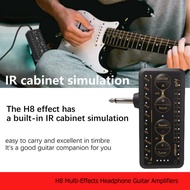 cuvave แอมป์กีตาร์ H8แบบพกพาชาร์จไฟได้ เฮดโฟนแอมป์ Amplug เเอมป์บูลทูธ