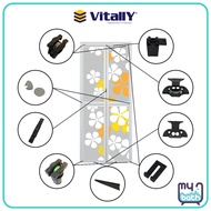 Vitally Bi-Fold Door Replacement Spare Part | Pintu Bilik Air | Roda Pintu Lipat | Pintu Tandas | Toilet Door Roller
