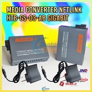 Gigabit Media Converter HTB-GS-03 A/B 1000Mbps Fiber Optical Single Mode Fiber Converter Switch Giga