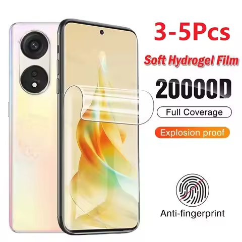 3-5Pcs Hydrogel Film For Oppo Reno 10 5G Reno10 Pro Screen Protector