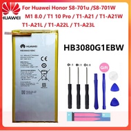 แบตเตอรี่ สำหรับHuawei MediaPad T3 10 AGS-L09 AGS-W09 AGS-L03 T3 9.6แท็บเล็ตLTEขนาด8.0นิ้วแบตเตอรี่