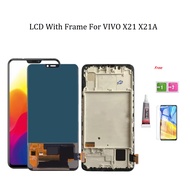 LCD with Frame For VIVO X21 X21A X21i 1725 LCD Display with Bezel Touch Screen