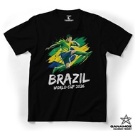 GANAMOZ BRAZIL FIFA World Cup 2026 Football Shirt | Premium Classic T-Shirt | Brazil T-shirt | Natio