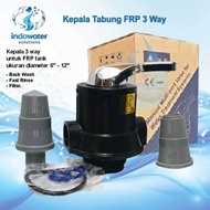 FRP 3 Way Water Filter Tank Head 3 Way Valve Water Filter