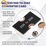 M2 Solid-State Drive Adapter M2 2230 SSD to 2242 Converter Card 2230 to 2242 Extension Bracket