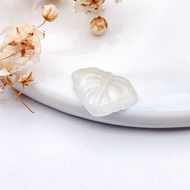 高冰種翡翠葉子 | 戒面 | 天然緬甸玉翡翠A貨 | 送禮