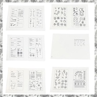 [I O J E]  Books 6 Pages DIY StitchesBooks Embroidery Sewing Books