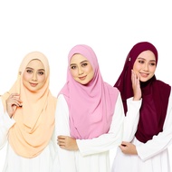 KHAWLA Double Loops 2-Muka Instant Shawl with Beads