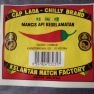 Mancis Api Cap Lada 1pack ada 10kotak