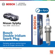 Bosch Double Iridium Spark Plug for Nissan Sylphy G11 (4 Pcs/Set) VR7SII33U
