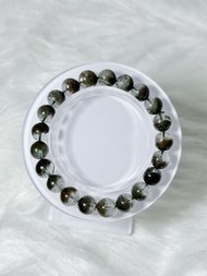 9mm 聚寶盆 綠幽靈 半盤 天然水晶 手串