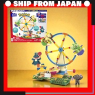 MEGA Pokémon World: Exciting Ferris Wheel Set – Meowth, Munchlax, Sprigatito, Wooper – 393 Pieces