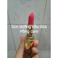 Premium coral orange pink coconut oil lipstick