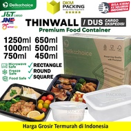 THINWALL Food Container Box Catering Plastic Container Box Take Away Lunch Box CARGO Box