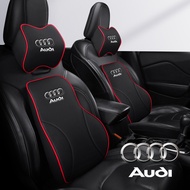 Memory Foam  Car Head Neck Pillow Car Headrest Neck Support Seat For Audi A4L A6L A3 A1 Q2 Q3 Q5 Q7 Q8 A5 A7 A8L B6 B7 B8 Auto Accessories