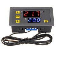 W3230 DC 12V 24V 20A LED Digital Temperature Controller Thermostat Thermometer Temperature Control Switch Sensor Meter W 3230