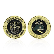 US Special Forces Army Commemorative Coins Metal Electroplating Crafts Commemorative Coins Collectib