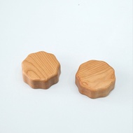 Gemilai 3145 Brewing Head Oven Mitts Circle Walnut E61 Coffee Machine Solid Wood Insulation Oven Mit