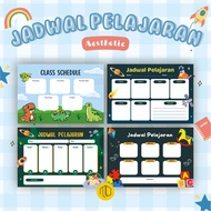 Lesson Schedule Poster - Children's Lesson Schedule School Poster 3 - Weekly Planner | Sunday School
