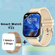 Y13 Smart Watch 1.69 Inch HD Display Bluetooth Call Music Player Fitness Tracker with Heart Rate Sle
