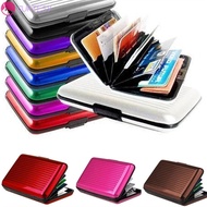 CURTESY RFID Metal Wallet, Anti-RFID Hard Case Business Card Holder, Card Box Scanning Protect Block