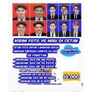 Print 3x4 photo pass for work proposals 2x3.3x4.4x6