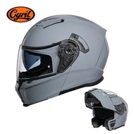 Flip Up With Sunglasses Visor Dual Lens Full Face Moto Helmet Cyril Helmets Motorcycle Equipments Ka