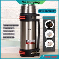 2000ml Thermos Bottle, 1200ml High Quality Thermal Cup, Modern Style, Long Lasting Heat Retention Th