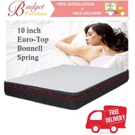 QUEEN SIZE 10 INCH EURO TOP SPRING MATTRESS SINGLE/S.SINGLE/QUEEN /KING