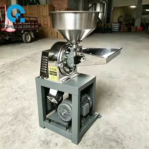 Corn Grinder Machine Commercial Cassava Mill Pepper Mushroom Powder Maker Grain Flour Mill