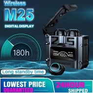 M25 TWS Wireless Earphones With Noise Canceling Microphone Power Display Charging Case Earbuds Headp