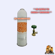 GAS R410A Peti Sejuk Air-cond 650gram GAS R410A and Open Valve CT-338 Alat Pembuka