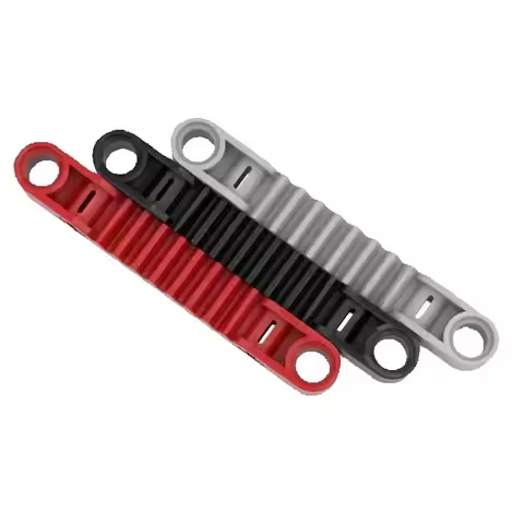10pcs 87761 MOC Gear Rack 1 x 7 1 x 13 Building Block Brick Technical Parts Children Toys Compatible