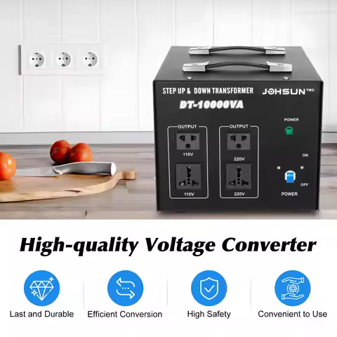 4 Outlets Voltage Converter DT-10000 36A Voltage Transformer Output Voltage 110/220V for Household A