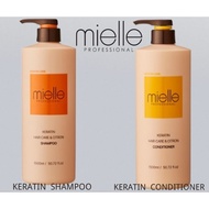 MIELLE HYDRATION SHAMPOO KERATIN CARE SHAMPOO & CONDITIONER 1500ML