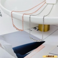 Smile Curve Shape Zircon Necklace Necklace D3509 Japanese Korean Fashion Necklace