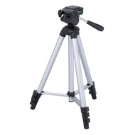 HAKUBA W-312 Aluminum Tripod Silver - Compact, Lightweight 4-Section Design with Carry Bag for Trave