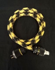 Acrolink FC-12/HiFi 發燒級 膽機/功放/美式鍍铑 電源線4mm²純銅線芯/粗身柔軟,聲音平衡通透,無音染,真實傳輸(1.6米)