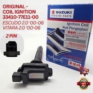 Coil Ignition/ Escudo 2000 CC '00-06 Ignition Coil Grand VItara 2000 CC '00-06 (2 PIN) Original (334