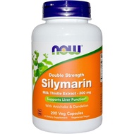 Now Foods Silymarin/Milk Thistle Extract 2X - 300Mg, 200 Vcaps (Pack of 2)