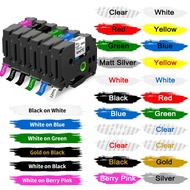 6mm 9mm 12mm Compatible Brother Label Tape brother printer tape tze131 TZE631 TZe-231 tze231 Laminat