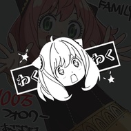 Arnia spy spy Play House Wine Cute Cartoon Electric Car Modified Decorative Stickers Hollow Waterpro