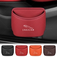1/2pcs Waterproof Car Trash Can Hanging Car Seat Storage Leather Bag for Jaguar XEL F-TYPE XFL F-PAC