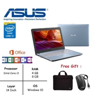 SALE!! LAPTOP ASUS X441 INTEL CORE i3 / RAM 8GB 512 SSD / WIN 10 - 4GB