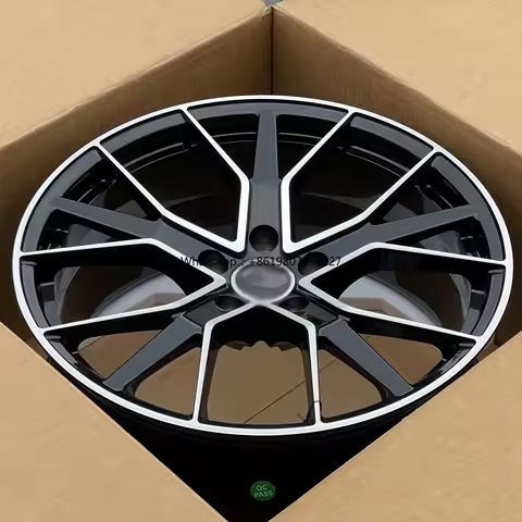 21x9.5J Et 33 5x112 CB66.45 Aluminium Forged Wheel Rim in Black Machined Face for A6 Q5 on Selling