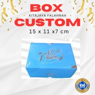 (FREE DESIGN) CUSTOM SNACK BOX R3 15x11x7 | 15x10x6